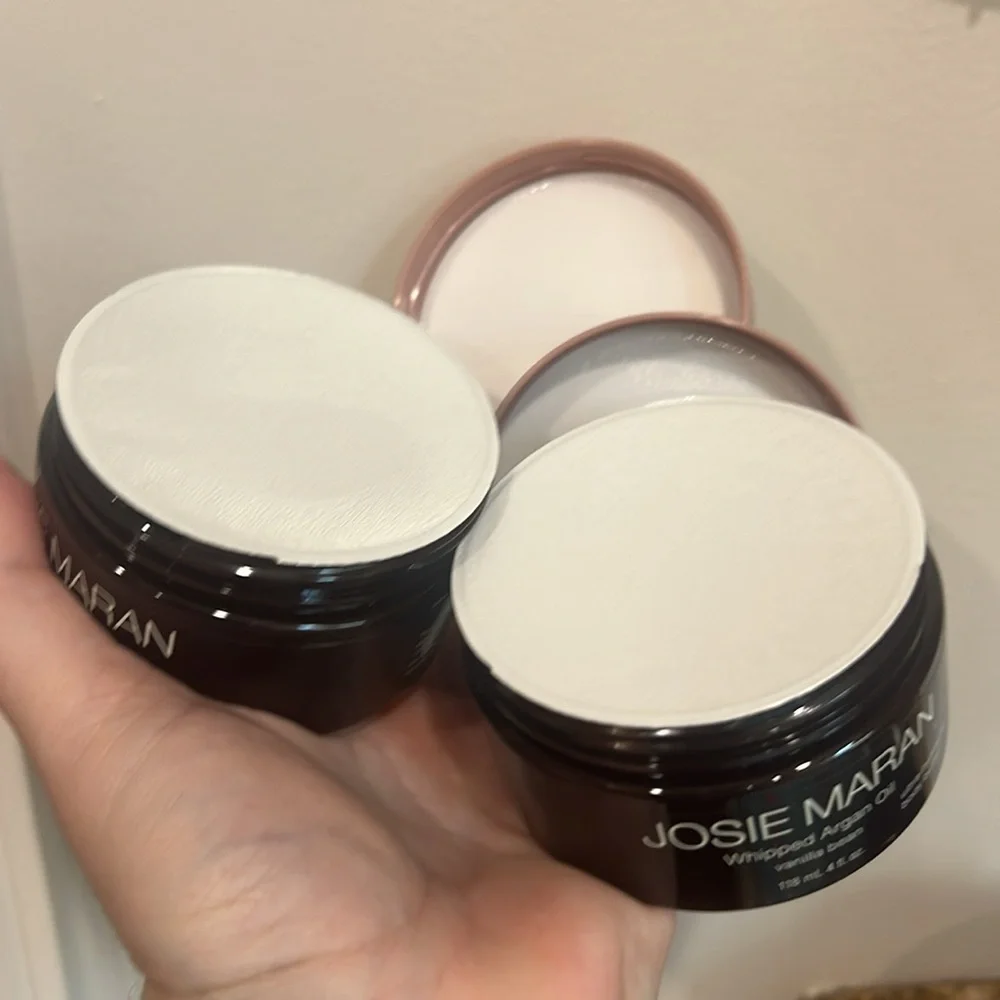 2 Josie Maran Whipped Argan Oil Vanilla Bean New Sealed LAST SET - Picture 3 of 5
